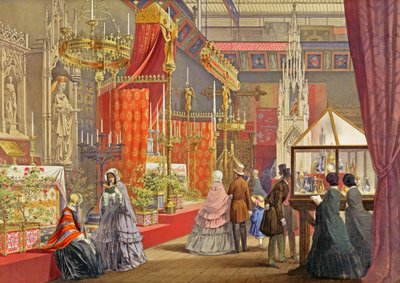 Medieval Court, designed by Pugin, plate 40 from 
